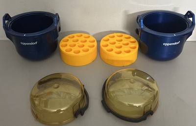 Set X2 Eppendorf Buckets With 15 mL Adapters For S-4- 104 Rotor Centrifuge