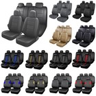 For Volkswagen Jetta Tiguan ID4 Seat Cover 5-Seat Full Set Front Rear PU Leather