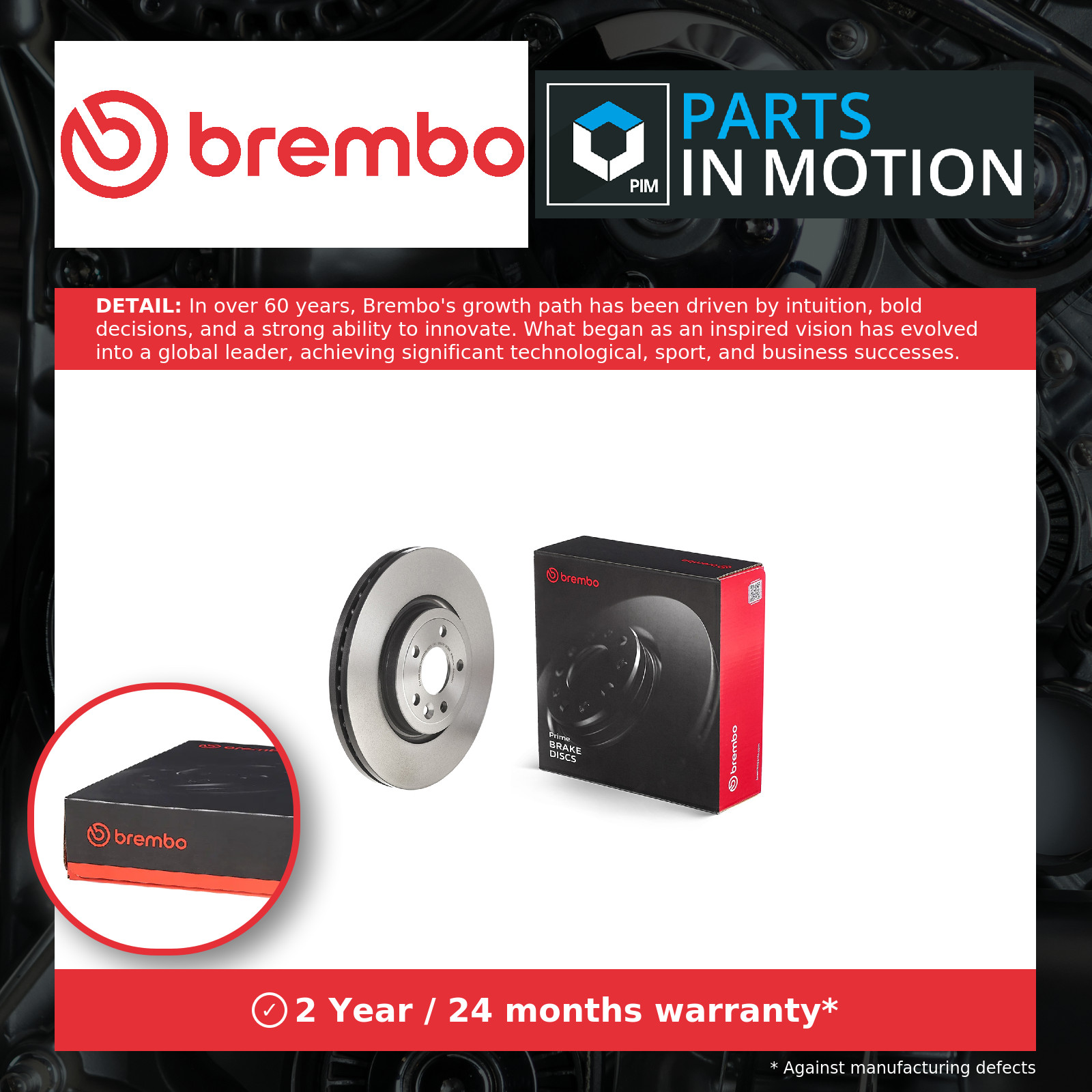 2x Brake Discs Pair Vented fits RANGE ROVER VELAR L560 3.0D Front 2017 on 325mm - Image 6