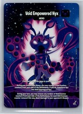 2026 Neopets The Void Within Void Empowered Nyx HERO Rare