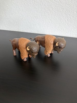 Playmobil Vintage Western  - 2x Bison / Büffel helle Fellvariation