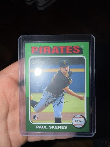 Topps 2024 Heritage Paul Skenes #594 Green Border Rookie Card
