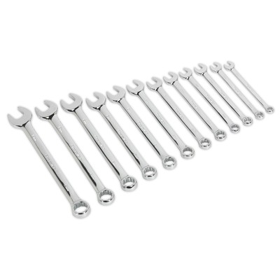 Sealey AK63012 Kombi-Schraubenschlüssel-Set 12-teilig metrisch