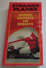 STRANGE PLANES DRONES, MUTANTS AND MIDGETS VHS New Sealed 1990 Discovery Channel