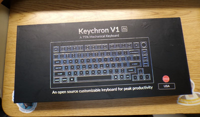 Keychron V1 75% Mechanical Keyboard Knob Edition #8146