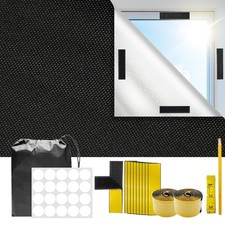 Blackout Shades,118×57in Curtains for Window, Portable Blackout Curtains No D...