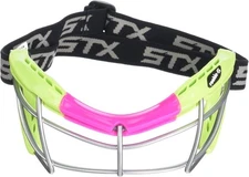 STX Lacrosse Rookie-S Youth Goggle Goggles, Lime Green/blue