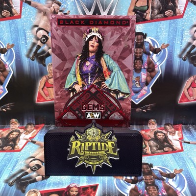Emi Sakura AEW Upper Deck Black Diamond 2024 Squared Circle Gems Red /25 #SCG-66