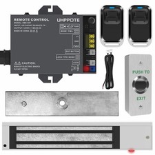 RF Wireless Remote Access Control with 600Lbs Electromagnetic Lock, 433.92MHz