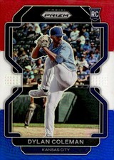 2022 Panini Prizm #55 Dylan Coleman Red/White/Blue Prizm