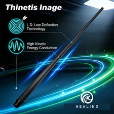 Carbon Fiber Pool Cue Shaft Taper Low Deflection Billiards29''12.5mm5/16 18 Flat