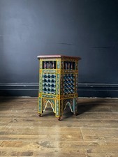 Antique Moorish Hexagonal Table