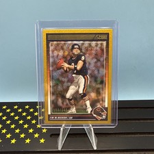 2024 Score 52 Jim McMahon Gold Dots 163/240 Chicago Bears SB Champ QB