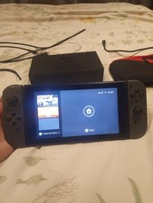 Nintendo Switch 32GB Grey Console with All Accessories and 128GB SD Card & case