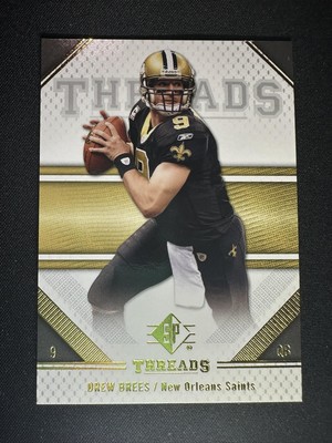2009 SP Threads #33 Drew Brees Saints