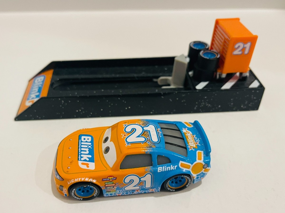 Disney Pixar Cars Original Speedy Comet #21 BlinkR racer with