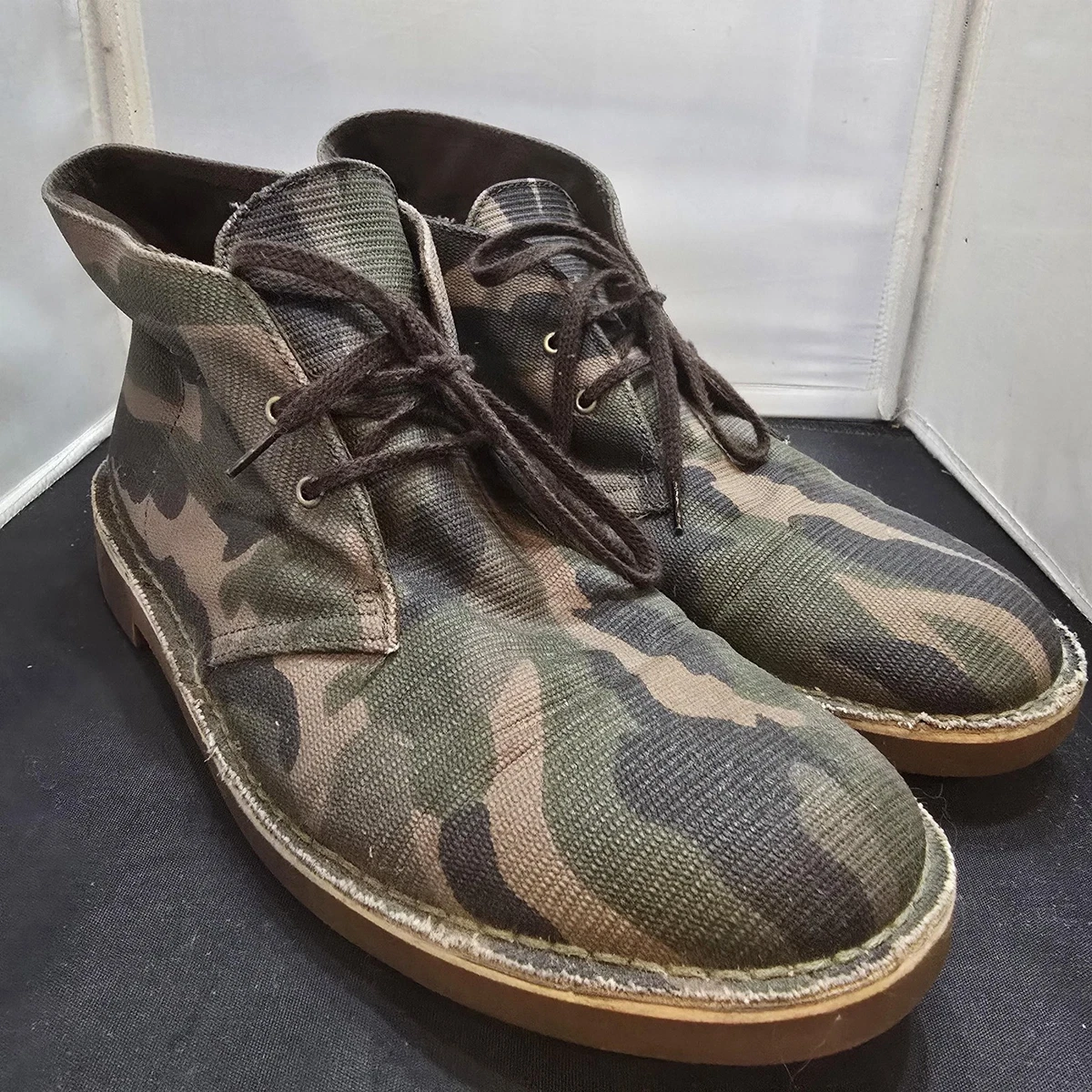 Men\'s Camouflage Slip-On Chelsea Boots - Green Camo Camo 3 Men main image 4