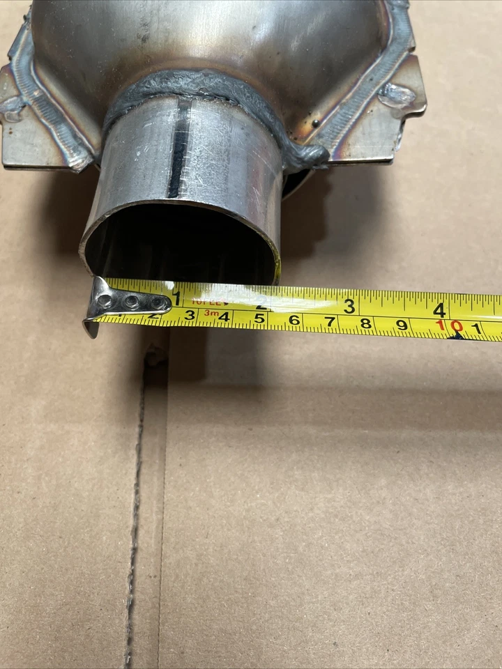 NEW No Box Walker CalCat Universal Catalytic Converter 2" IN/OUT #616155 - Image 3 of 4