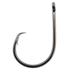 Owner SSW InLine Circle Fishing Hook Black Chrome