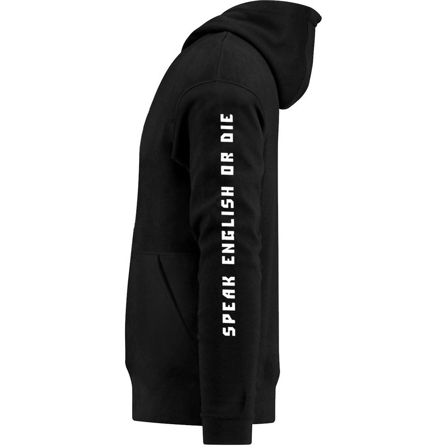 soduk front open hoodie black 【公式通販】