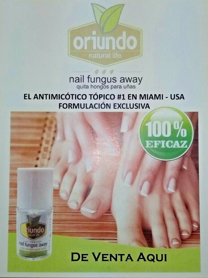ORIUNDO Natural Life / Nail Fungus Away (Quita Hongos para Uñas) 0.5 OZ Nuevo EE. UU. Foto 3 de 4