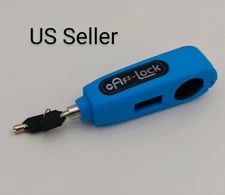 Cafs Blue Motorcycle & Scooter Brake Lever Throttle Lock Ships Free From IL US