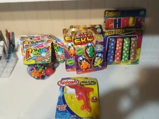 Jaru Huge  Toy Lot Rainbow Big Max, Sidewalk Chalk, Skydivers Sea Squirter 