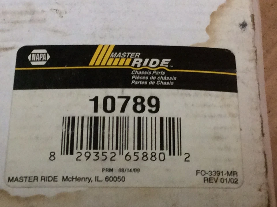 NUEVO NAPA 10789 Conjunto de brazo de control de suspensión y rótula delantero izquierdo inferior Foto 2 de 4