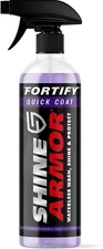 Ceramic Coating Top Coat for Cars Fortify Quick Car Wax Polish Spray Waterless W
