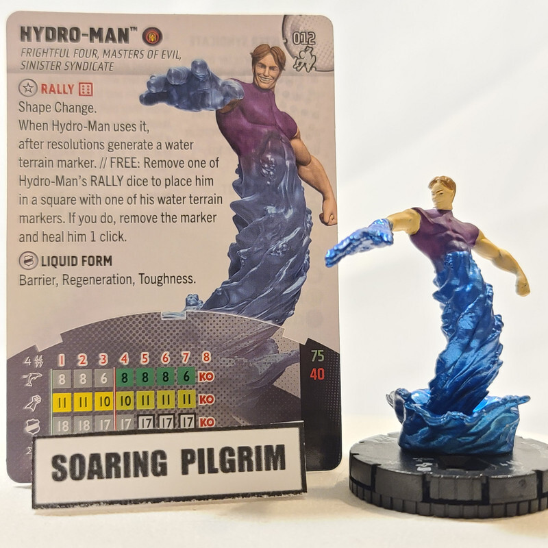 Marvel Heroclix HYDRO-MAN - 012 COMMON Spider-Man Beyond Amazing