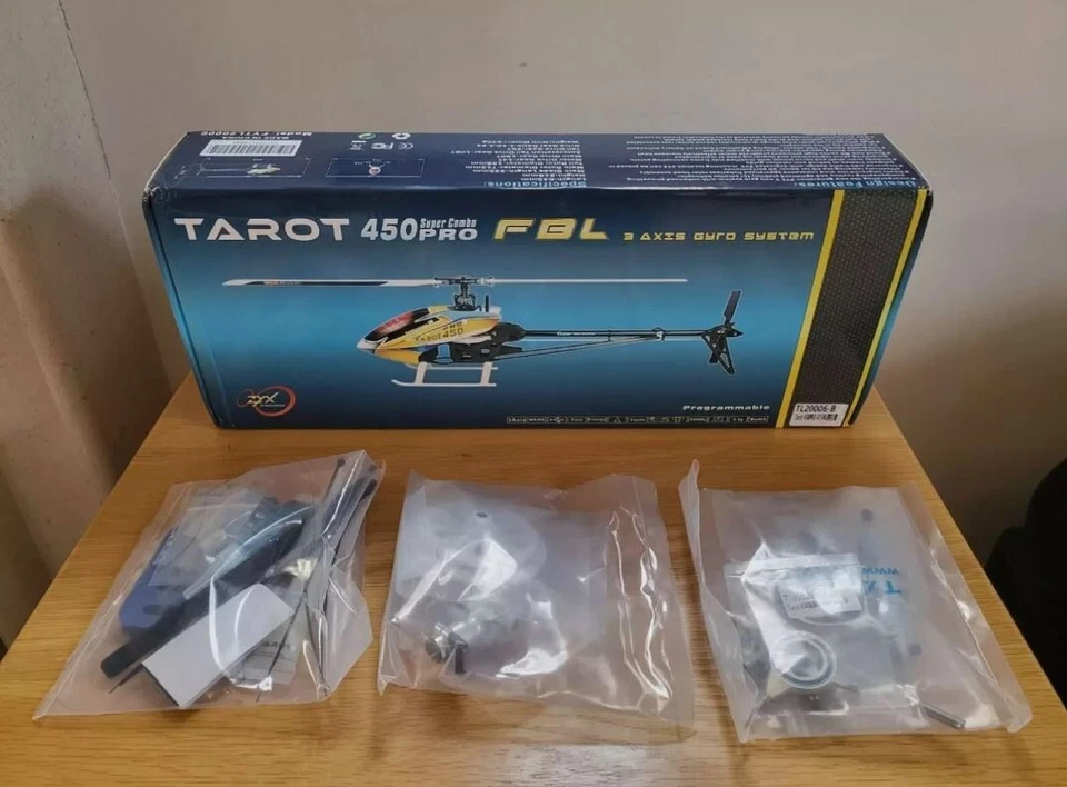 TAROT 450 PRO V2 FBL RC Helicopter - KIT TL20006 -FBL Rotor Head - White - NEW - Image 4 of 4
