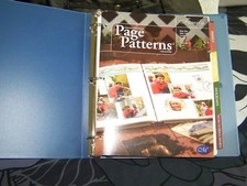 Creative Memories Page Patterns Organizer with 5 editions of Page Patterns