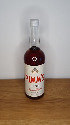 Pimm's No 1 Cup Gin Sling 33% Alkohol England aus den 1970er Jahren, Rarität!