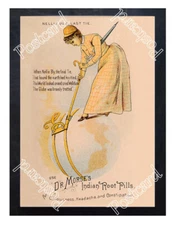 Historic Dr Morse's Indian Root Pills Nellie Bly Advertising Postcard 2