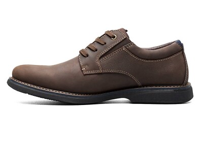 Men's Nunn Bush, Otto Plain Toe Oxford 84962-215 Brown Leather