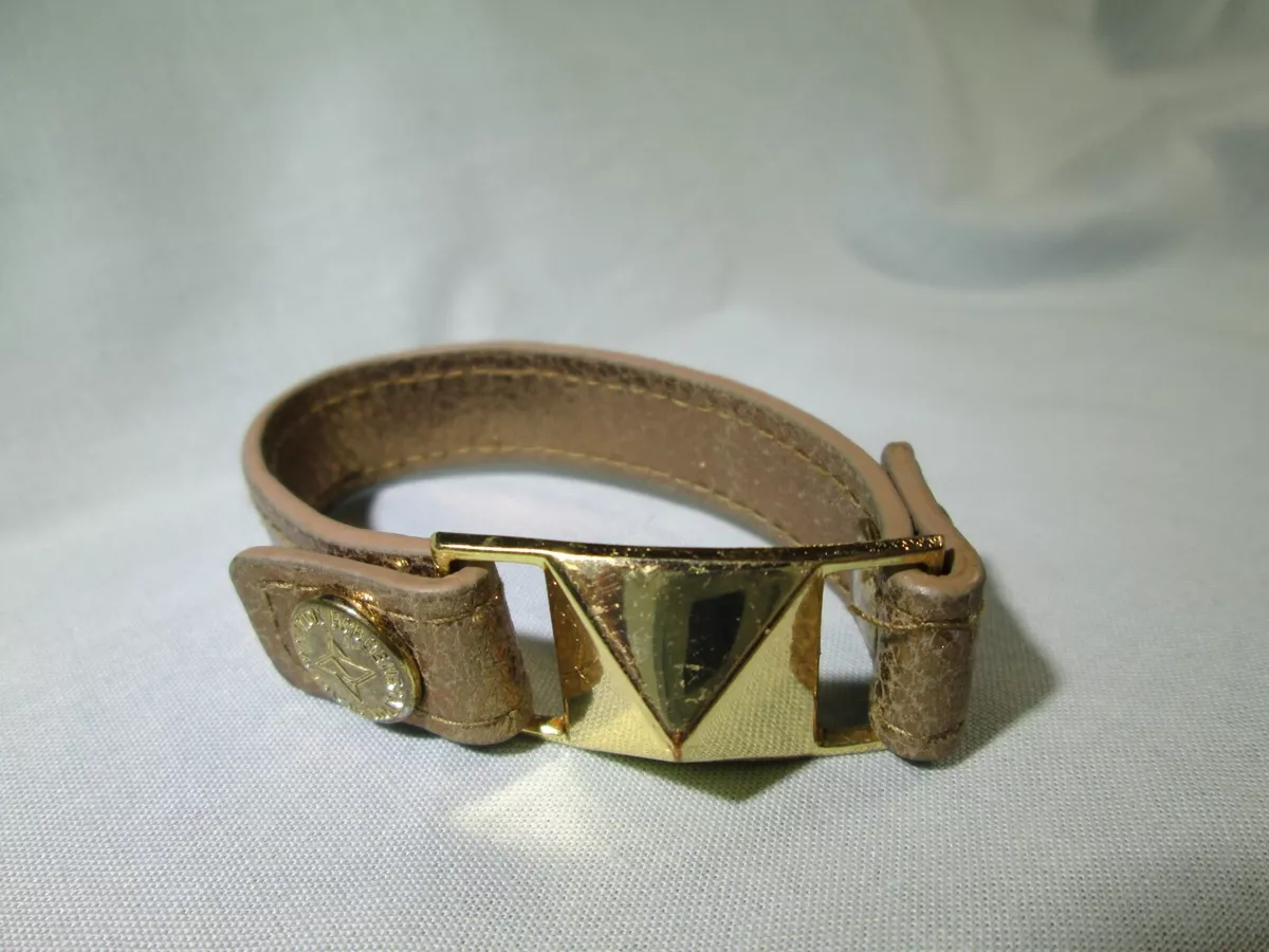 Faux leather cuff bracelet deals