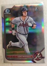 2022 Bowman Chrome Luke Waddell 1st Refractor #d 249/499