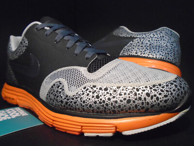 2012 NIKE AIR LUNAR SAFARI FUSE + BLACK GREY SILVER ORANGE WHITE 525059-008 11