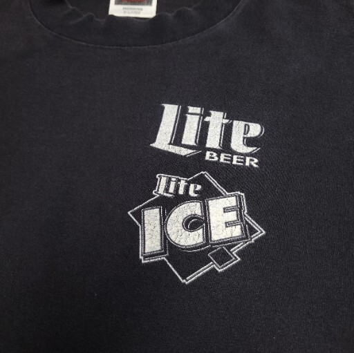 Vtg 90s Miller Lite Ice Beer Scream For Tonight T-Shirt XL Beer Halloween  Shirt
