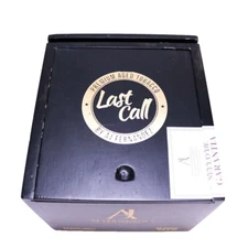 Last Call Geniales Maduro Empty Wooden Cigar Box 5.75" x 5.25" x 4.5"