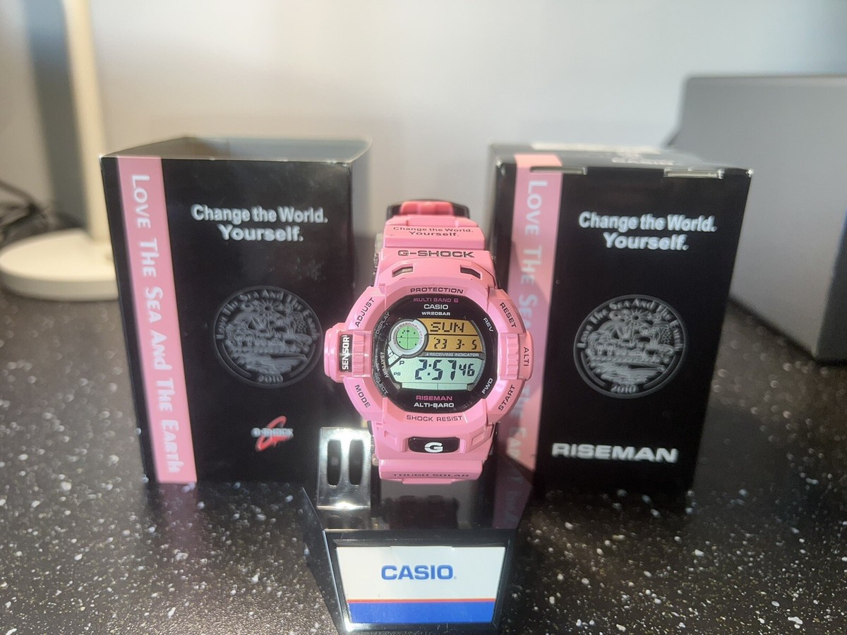 CASIO G-SHOCK GW-9200KJ-4JR pink RISEMAN 2010 MINT- price is 