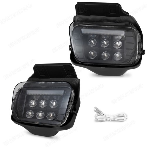 Luces antiniebla LED 2 piezas luces de parachoques DRL para Chevy Silverado 2003 2004 2005 2006 - Imagen 12 de 16