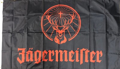 Jägermeister Fahne Schnaps Hirsch Alkohol Korn Wodka Likör