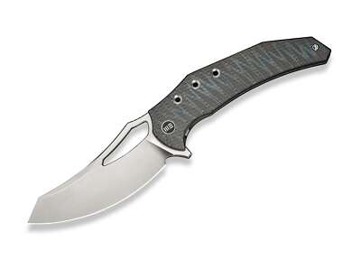 WE Knife Epaulette M390 Diamond Patterned Tiger Stripe Flamed Ti   01WE1452