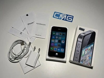 Apple iPhone 4s 32GB schwarz (Ohne Simlock) (CDMA + GSM) Top Zustand 2011 #594 - Bild 1 von 4