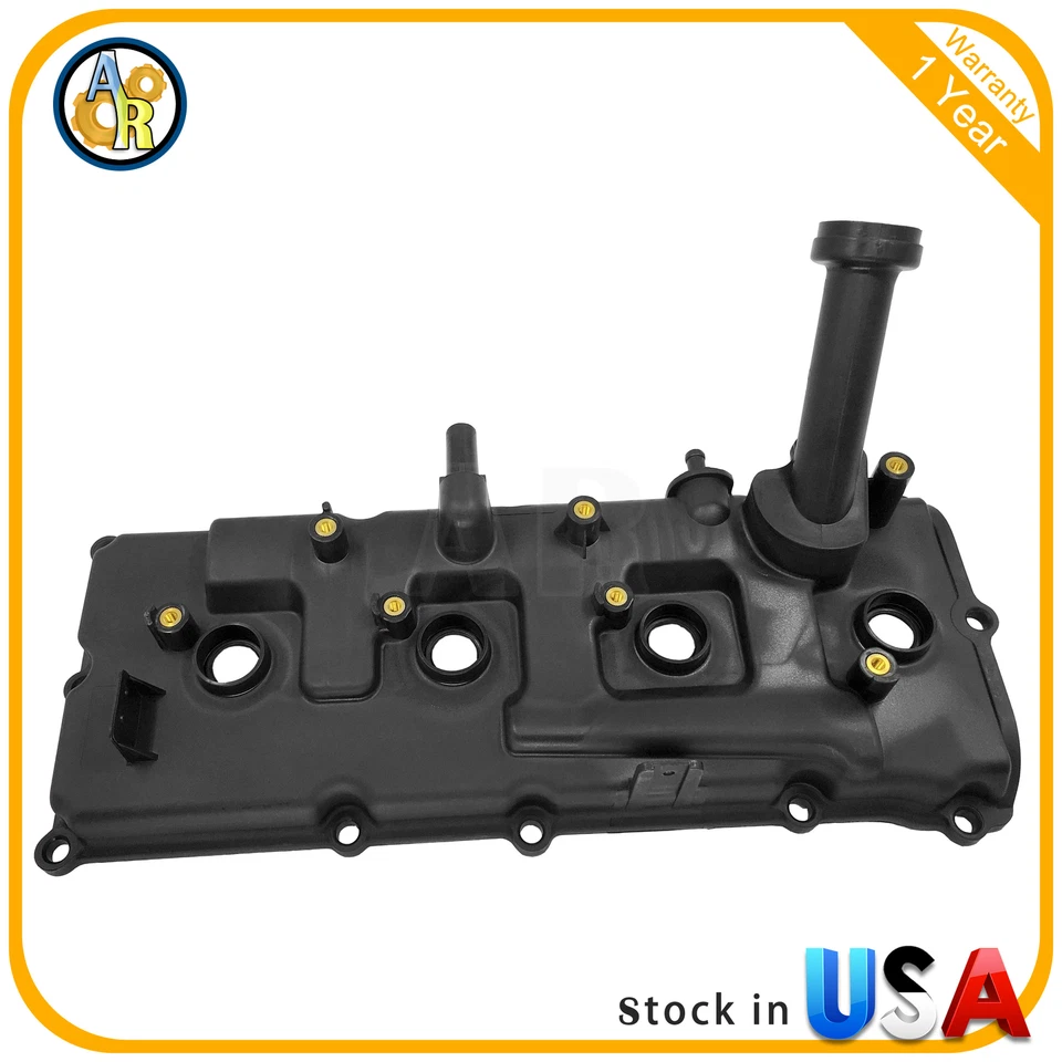 Par de cubiertas de válvula de motor + junta para 07-16 Nissan Armada Titan Pathfinder Foto 4 de 4