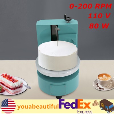 Cake Cream Spreading Coating Smearing Machine Automatic Cake Wiping Machine Blue