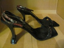 Beaded / Ankle strap sandals by NINE WEST sz 7M