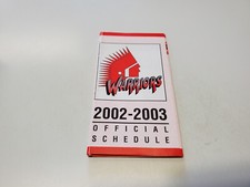 JS15 Moose Jaw Warriors 2002/03 Minor Hockey Pocket Schedule - Multi-Sponsored