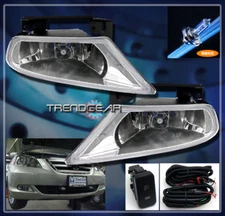 2005 2006 2007 HONDA ODYSSEY EX LX VAN BUMPER CLEAR FOG LIGHTS LAMP+SWITCH+BULBS